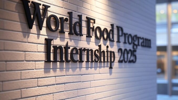 World Food Program Internship 2025 in New York, USA