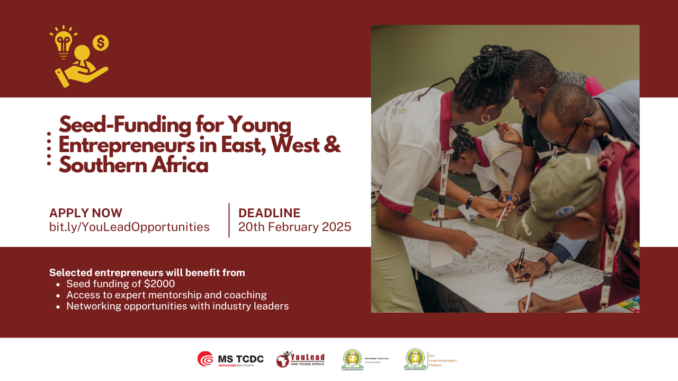 Africa Seed-Funding Program for Youths