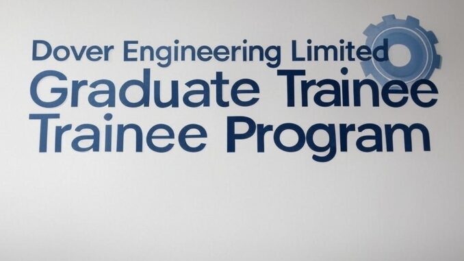 Dover Engineering Limited 2025 Graduate Trainee Program