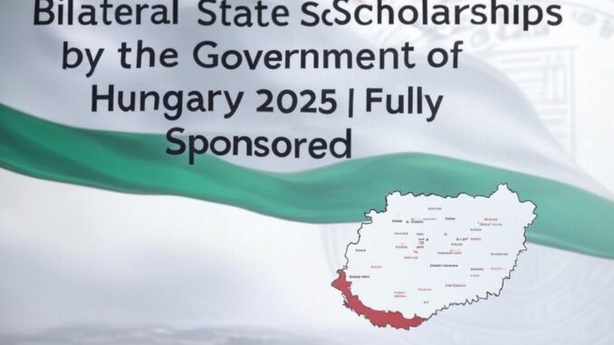 Bilateral State Scholarships by the Government of Hungary 2025 | Fully Sponsored