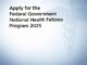 Apply for the Federal Government National Health Fellows Program 2025