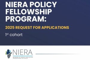 APPLY NOW: Network of Impact Evaluation Researchers in Africa (NIERA) Policy Fellowship Program 2025