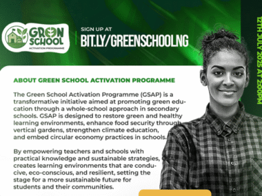 Link to Apply for Africa Initiative for Inclusive Development (AIIDEV) Green School Activation Programme 2025