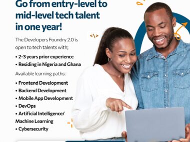 Transform Your Tech Career by Applying for Developers Foundry 2.0 Tuition-Free!