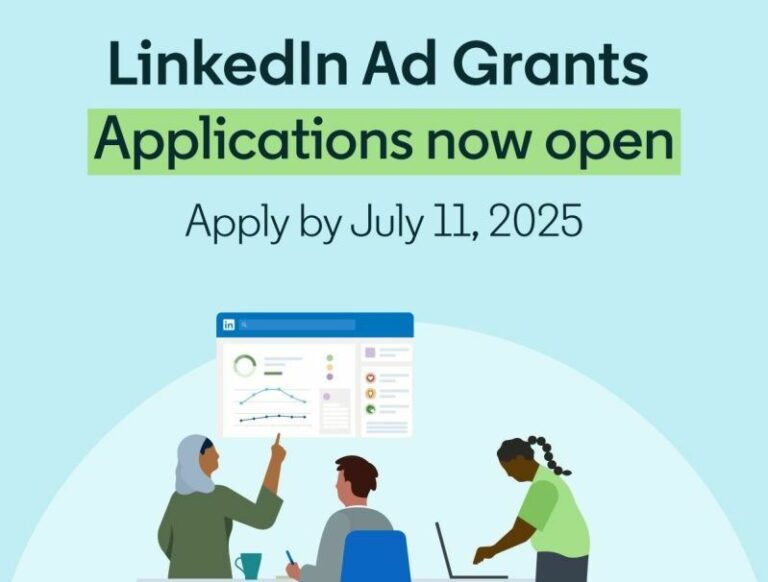 Link to Apply for the LinkedIn Ad Grants Program 2025 for Non-profits