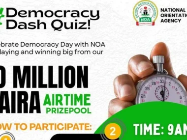 Apply Now: NOA Nigeria 2025 Democracy Day N10M Quiz Competition