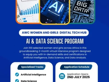 Application Open: AWC Digital Technology Hub for Women and Girls in AI & Data Science