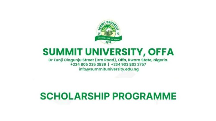 Summit University Scholarship Opportunities 2025 – Now Open for Nigerian Youth