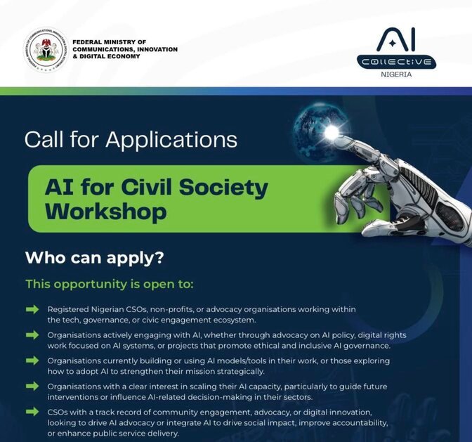 Call for Applications: AI for Civil Society Workshop (CSOs) 2025 at Centre for Journalism Innovation and Development (CJID) AI for Civil Society Workshop (CSOs) 2025 at Centre for Journalism Innovation and Development (CJID)