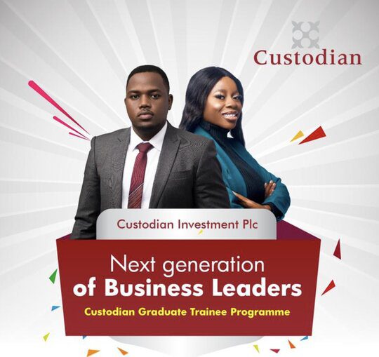 Link to Apply | Custodian Graduate Trainee Programme 2025 for Young Nigerian Graduates
