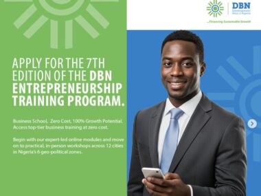 Development Bank of Nigeria (DBN) Entrepreneurship Training Programme 2025 for Young Nigerian Entrepreneurs