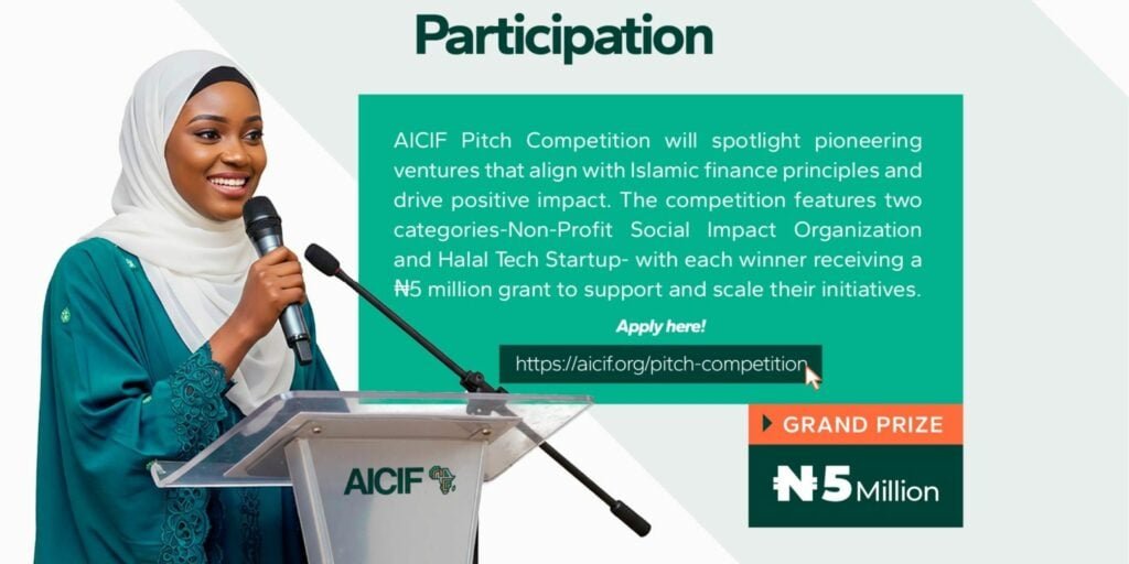 Call for Applications: AICIF Pitch Competition For Africa Innovators 2025 | N 5 Million in Grant Funding Call for Applications: AICIF Pitch Competition For Africa Innovators 2025 | N 5 Million in Grant Funding