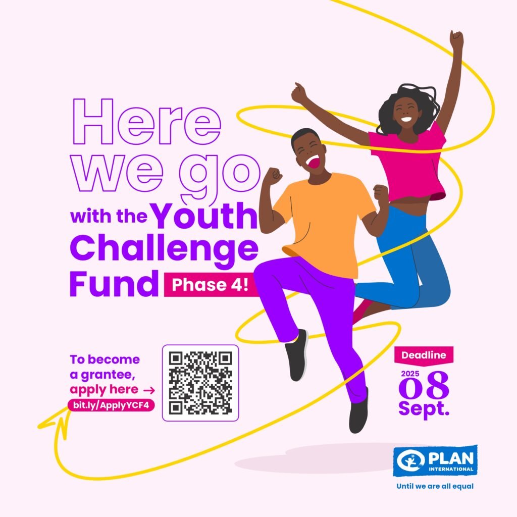 Link to Apply | Plan International Youth Challenge Fund Phase 4 | €7,000 Grant