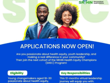 Apply Now: SRHIN Health Equity Champions 2025/2026 Cohort