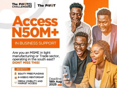 Pivot Challenge 2025 for Young Entrepreneurs in Nigeria | Up to N50 Million in Grant and Business Support