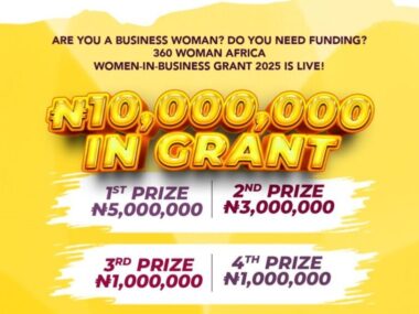 Apply Now: 360 Woman Africa Enterprise Fund Women-in-Business Grant 2025