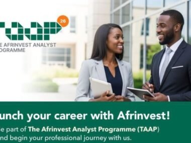 Afrinvest Graduate Trainee Program 2026 | Link to Apply