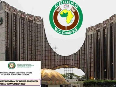Call for Applications: ECOWAS Immersion Internship Program 2026 for Young Graduates