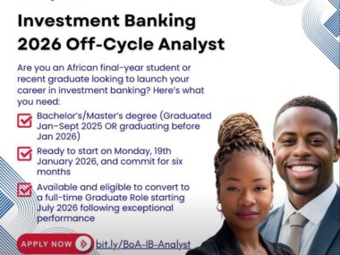 Paid Internship Opportunity | Bank of America Off-Cycle Analyst Program 2026