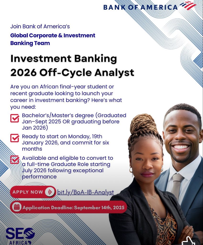 Paid Internship Opportunity | Bank of America Off-Cycle Analyst Program 2026