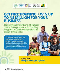 Apply Now: Enugu DBN Entrepreneurship Training (DETP) – Win up to ₦5M for Your Business!