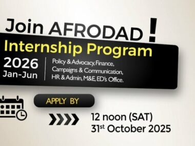 Call for Applications: African Forum & Network on Debt and Development Internship Program 2026