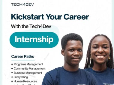 Apply Now: Tech4Dev Internship 2.0 Program 2025 for Young Graduates