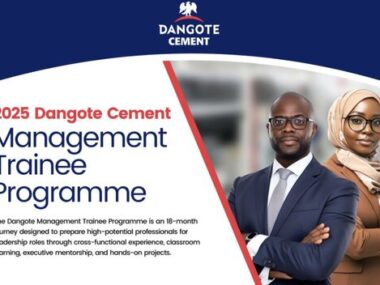 Dangote Cement Management Trainee Programme 2025 for Young Nigerian Graduates | Link to Apply