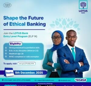 Call for Applications: Lotus Bank Entry Level Program 2026