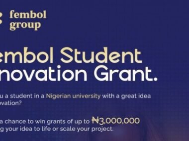 Call for Applications: Fembol Student Innovation Grant 2025 | up to 3 Million Naira