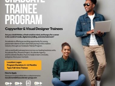 AccelerateTV Graduate Trainee Program 2025 | Copywriter & Visual Designer Trainees