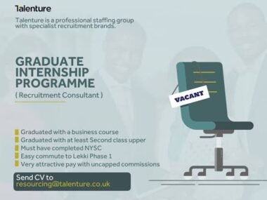 Entry-Level Opportunity at Talenture | Recruitment Sales and Growth Trainees