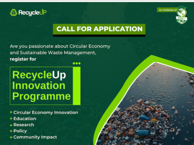 Applications Open for the RecycleUp Innovation Programme 2026