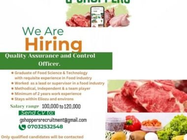 Job Vacancies at G-Shoppers | Multiple Positions Now Open