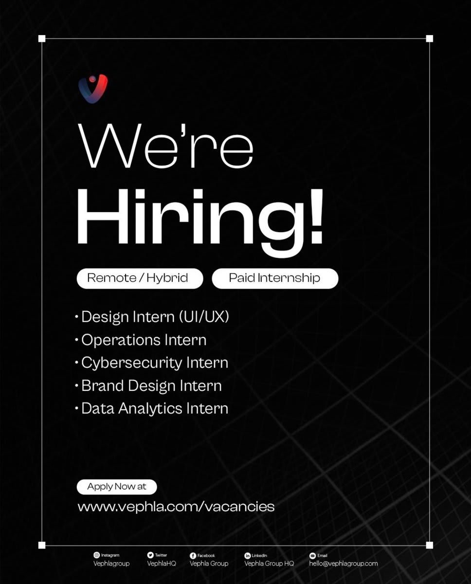 10-Month Paid Remote Internship at Vephla Group | Apply Now