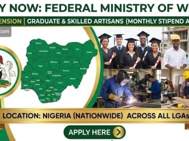 Apply Now: Federal Ministry of Works Extension of Call for Graduate Engineers and Skilled Artisans