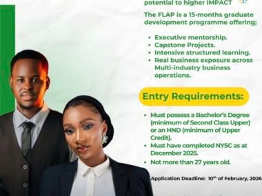 Flour Mills of Nigeria Plc Future Leaders Accelerated Programme (FLAP) 2026 | Link to Apply