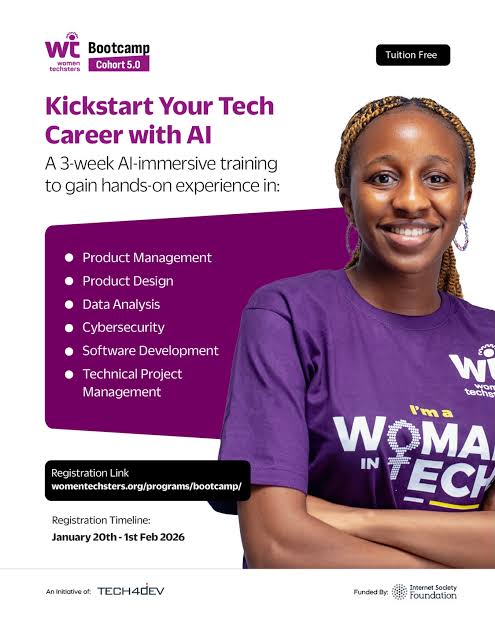 Call for Applications: Women Techsters Cohort 5.0 Bootcamp 2026 ...