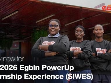 Egbin PowerUp Undergraduate Internship Programme 2026 | Link to Apply