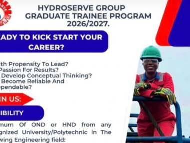 Hydroserve Group Graduate Trainee Program 2026 | Link to Apply