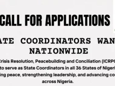 ICRPC State Coordinator Recruitment 2026 Across 36 States and FCT | Apply Now