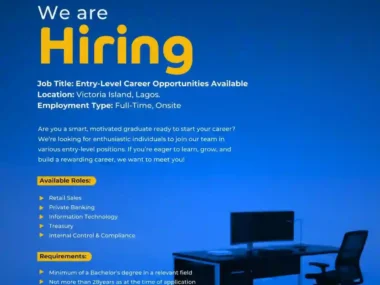 Call for Applications: Abbey Mortgage Bank Entry-Level Programme 2026