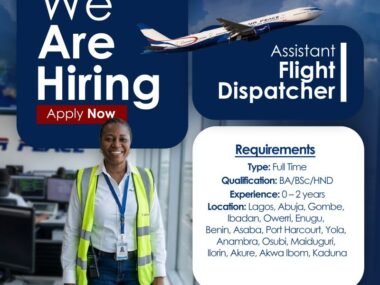 Assistant Flight Dispatcher Position at Air Peace Limited | Apply Now
