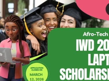 AfroTech Girls Laptop Scholarship 2026 For Africans | Link to Apply