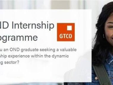 Call for Applications: GTCO OND Internship Program for Nigerians 2026
