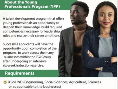 Call for Applications: Tropical General Investments (TGI) Young Professionals Program For Nigerians 2026