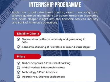 Apply Now: Bank of America Summer Internship for African Students 2026