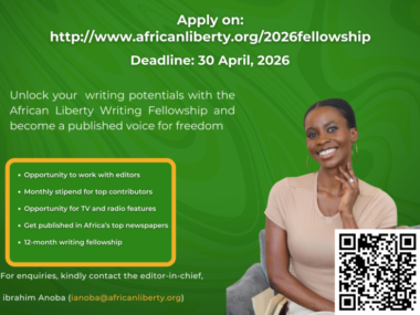 African Liberty Writing Fellowship 2026 for Emerging African Writers