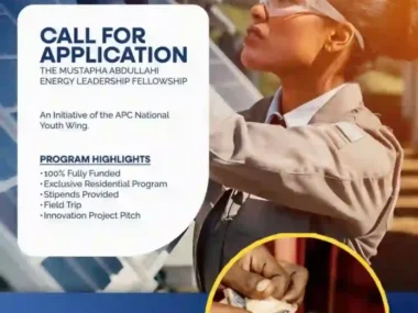 Mustapha Abdullahi Energy Leadership Fellowship 2026 | Fully Funded with ₦10 Million Grant