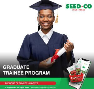 Call for Applications: Finance Graduate Trainee at Seed Co Nigeria Limited